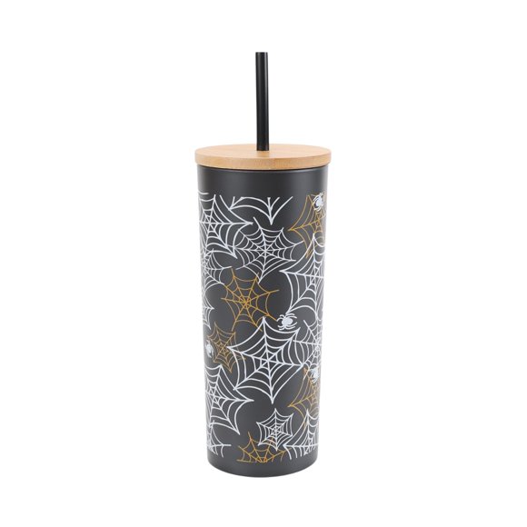 Way To Celebrate 27 oz Black Recycled PET Sipper Tumbler