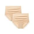 thumbnail image 1 of Xmarks 2 Pieces Maternity High Waist Pregnancy Panties Over Bump Seamless Support Maternity Underwear for Women, 1 of 10