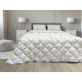 thumbnail image 1 of Dragonfly Comforter & Sham Bedding Set, Insects Winged Freedom Colorful Animal Illustration, 3 pcs Duvet Set Microfiber Filling Quilt, 5 Sizes, Multicolor, by Ambesonne, 1 of 4