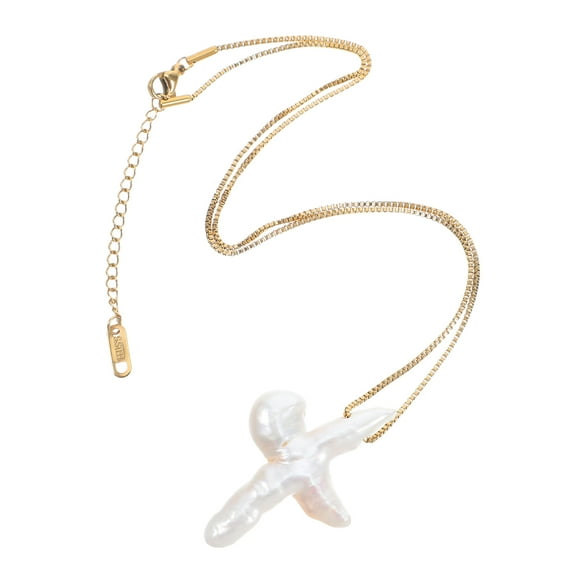 HOOWIFFY Cross Chain Necklace for Teens: Pendant Jewelry 1 Set Ideal Giving