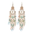 thumbnail image 1 of ddioayh Women Earrings Bohemian Tassel Bead Exaggerated Long Ethnic Style Personalized Dangling Accessory For Women, 1 of 5