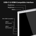 thumbnail image 2 of Monitor,Screen 14 Cable Inches Portable Laptop 2 Windows Inch Laptop Fhd Portable Laptop Screen Cable 2 1080p Fhd Fhdwith Portablewith Inches Laptop 14 Portablewith 14 Inches Screen Panel 1 Cable, 2 of 7