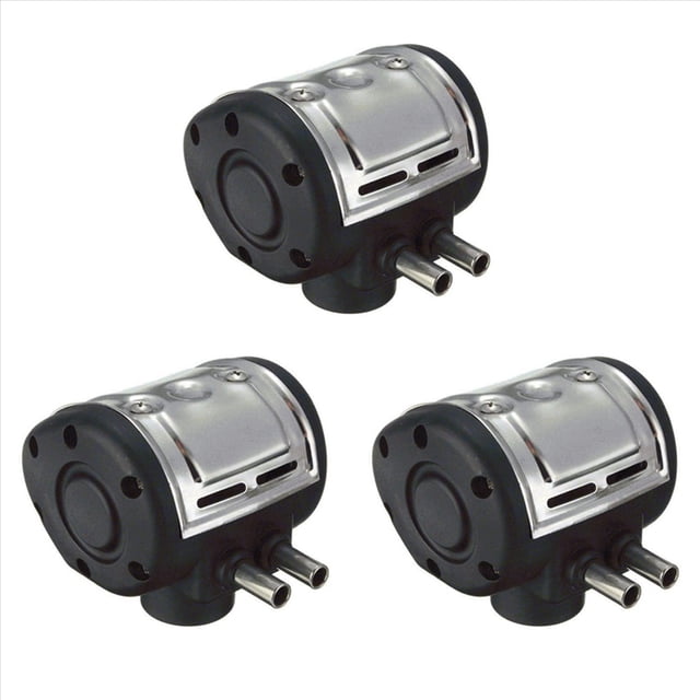 3X Pulsador Neumático L80 para Ordeñadora de Vacas, Ordeñadora de Granjas Lecheras de Acero Inoxidable, 50-180 Ppm, Velocidad Ajustable