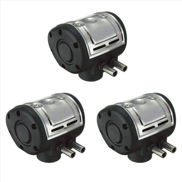 3X Pulsador Neumático L80 para Ordeñadora de Vacas, Ordeñadora de Granjas Lecheras de Acero Inoxidable, 50-180 Ppm, Velocidad Ajustable