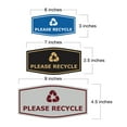 thumbnail image 2 of Fancy Please Recycle Sign (Red) - Small, 2 of 5