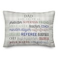 thumbnail image 2 of Creative Products Dad Jobs 20 x 14 Indoor / Outdoor Pillow, 2 of 3