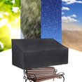 thumbnail image 5 of Funda para banco de jardín, funda para banco de patio al aire libre, resistente al polvo, a los rayos UV, impermeable, a prueba de viento, funda protectora para sofá de tela Oxford, 5 of 5