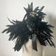 thumbnail image 4 of de plumas, chal, capa de plumas, Cosplay, gargantilla maléfica, bufanda para fiesta de Halloween, vestido elegante Punk, estola, Poncho,, 4 of 9
