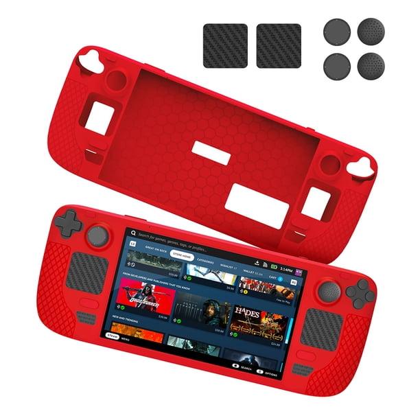 Escudo protector Funda protectora de silicona Accesorios para juegos Kits de cubierta protectora para Steam Deck FLhrweasw El nuevo