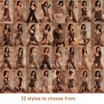 thumbnail image 2 of Lencería erótica sin entrepierna para mujer, Body de malla de rejilla porno, medias elásticas con entrepierna abierta, Teddy porno, medias caladas, 2 of 5