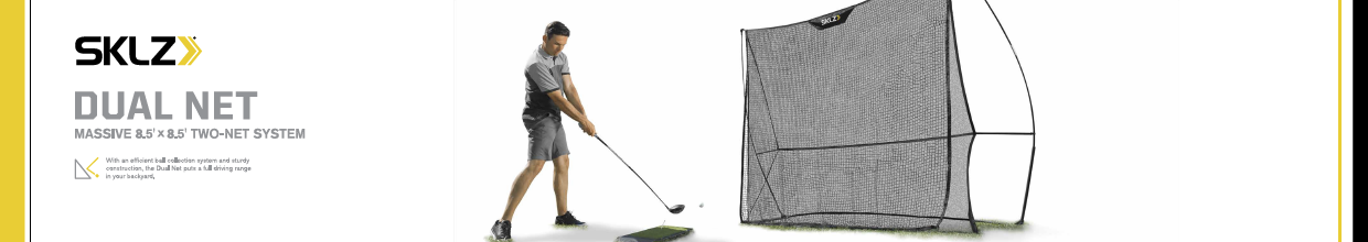 sklz dual net practice golf net