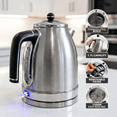 thumbnail image 3 of OVENTE 1.7L Stainless Steel Electric Kettle, 1500W Power, Silver KS777S | Fast Boiling Heater, BPA Free, Cordless Body Design, Auto Shut-Off, Boil-Dry Protection, Indicator Light and Removable Filter, 3 of 8