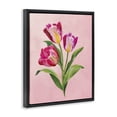 thumbnail image 2 of Stupell Industries French Country Vibrant Magenta Tulips Black Floating Frame Canvas Art, 25 x 31, by Diane Neukirch, 2 of 8