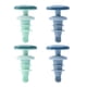 thumbnail image 1 of 4 PCS Tapones de botella de vino a prueba de polvo multiusos Plátanos de botella de vino de silicona, 1 of 3