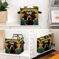 thumbnail image 6 of Dog Retro Large Capacity Foldable Cube Organizer with Handle, 10.8"x10.5"x10.6" - Storage Containers Organizer Bins, 6 of 6