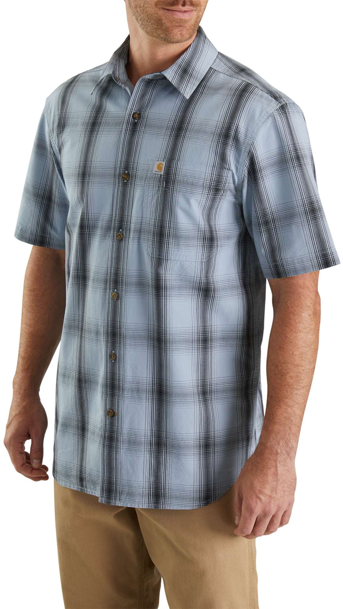 Carhartt - Carhartt Men's Essential Plaid Open Collar Short Sleeve ...
