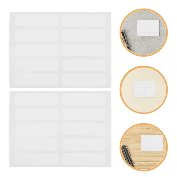 200pcs No-Iron Self-Adhesive Fabric Labels Waterproof Writable Tags for Clothing Daycare School Supplies Sports Gear and Camping Essentials