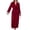 Burgundy, variant on Elainilye Fashion Womens Robes Temperament Pajamas High Waist Lace Dress Nightgown Sleepwear Homewear,Red
