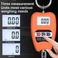 thumbnail image 3 of Digital Hanging Scale Weight 440lb Limit Electronic Crane Scale with Hook Portable Weighting Tool for Luggage Fishing Food Grain, 3 of 6