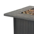 thumbnail image 3 of Decorative Push Button Outdoor LP Gas Fire Pit + Rocks, 3 of 5