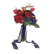thumbnail image 3 of Ramo de novia para boda, ramo de flores artificiales, adorno romántico para dama de honor Rojo y azul, 3 of 9