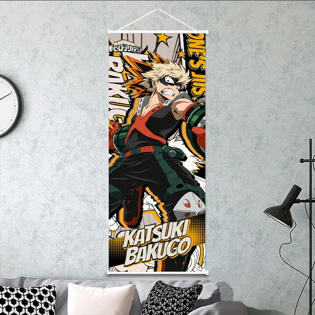 Lienzo decorativo My Heros Academias Bakugous Katsukis Anime