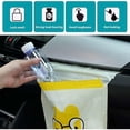 thumbnail image 3 of Paquete de 60 bolsas de basura para coche, tira adhesiva fuerte, desechable, fácil de pegar, bolsa de basura colgante portátil para coche, hogar, cocina, oficina, 3 of 5