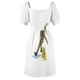 thumbnail image 5 of Vestido Freudian Slip de manga corta vestido de mujer de verano 2025 Vestido largo de mujer, 5 of 6