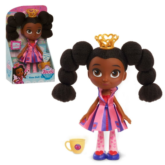 Disney Junior Alice’s Wonderland Bakery Rosa Doll and Accessories, Kids Toys for Ages 3 up