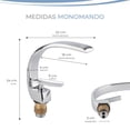 thumbnail image 4 of MONOMANDO PARA LAVABO EN DISEÑO CURVO MARCA GRAVITA, 4 of 7