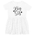 thumbnail image 3 of Inktastic Big Sis Girls Cute Sister Announcement Girls Toddler Dress, 3 of 5