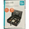 thumbnail image 5 of Pen + Gear 10 inch Metal Cash Box with Money Tray and Key Lock, Black, YFC-25, 5 of 5