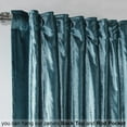 thumbnail image 5 of 3S Brother's Air Force Extra Long Shiny Velvet Curtains Luxury Colors Light Blocking Hang Back Tab & Rod Pocket 1 Panel Curtain 5-30 Ft Home Décor Custom Made Drapes -Made in Turkey(52"W X 252"L), 5 of 6