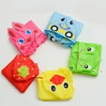 thumbnail image 4 of Hooded Rain Coat Toddlers Raincoat Cartoon Poncho Little Boys Girls Raincoat Kindergarten Students Raincoat Waterproof Jacket, 4 of 7