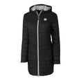 thumbnail image 2 of Women's Cutter & Buck Black Southern University Jaguars Rainier Primaloft Eco Hooded Long Coat, 2 of 3