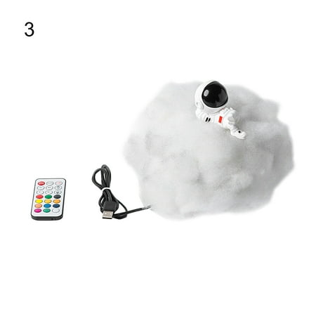 

LED Colorful Clouds Astronaut Lamp with Rainbow Effect Children s Night Light