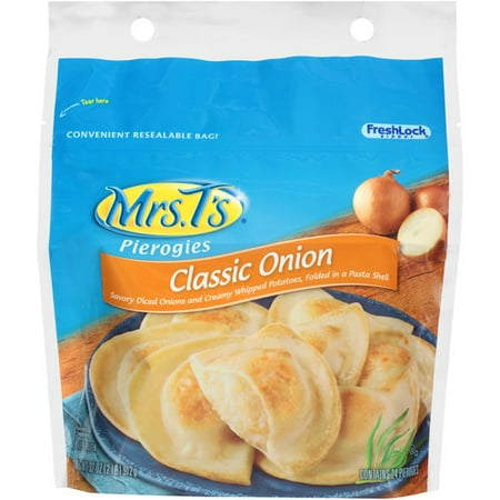 Mrs. T's Potato & Onion Pierogies Family Pk, 32 oz, 24 ct