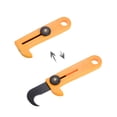 thumbnail image 3 of Unique Bargains Retractable Utility Knife, Box Cutter Letter Opener Pocket Knives, Yellow, 3 of 5