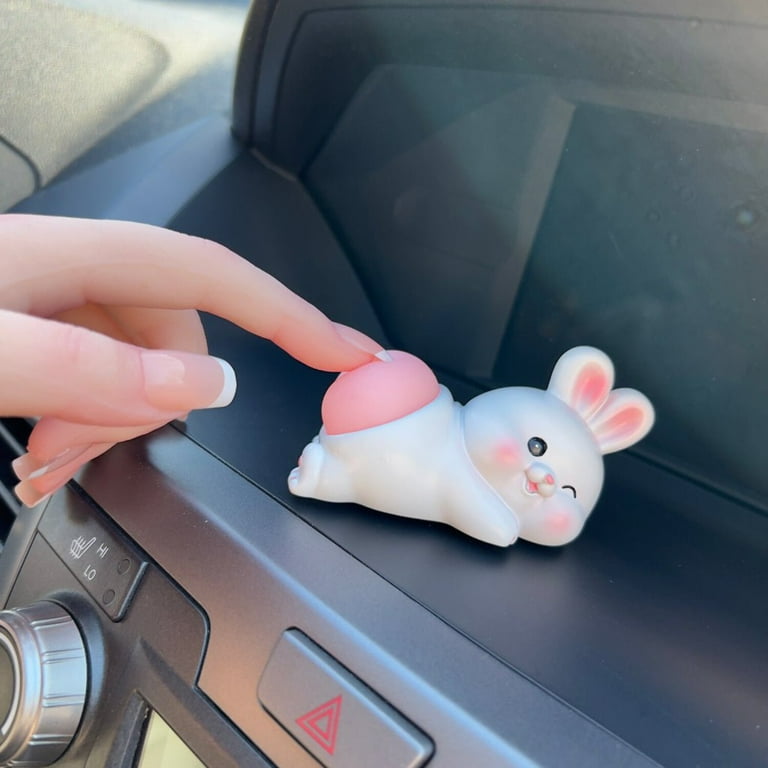 Bouncy Butt Car Ornament, Ultra Soft Cheeks Animal Car Dashboard