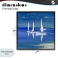 thumbnail image 4 of Stupell Industries Rustic Lodge Serenity Sailboats Reflected on Water Black Framed Giclee Art, 17 x 17, by Paul Brent, 4 of 8