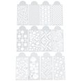 thumbnail image 1 of 12 Pcs Pochoirs à Motif Floral Réutilisables pour Peinture, 1 of 8