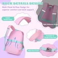 thumbnail image 5 of Soda Candy Girls Backpack for School Cute Colorblock Kids Backpack with Multi-Pocket Water Resistant Ergonomic Bookbag for Elementary Middle Hight School, 5 of 9