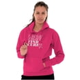 thumbnail image 3 of Laugh Fight Find Cure BCA Awareness Women Plus Size Graphic Pullover Hoodie Brisco Brands 4X, 3 of 3
