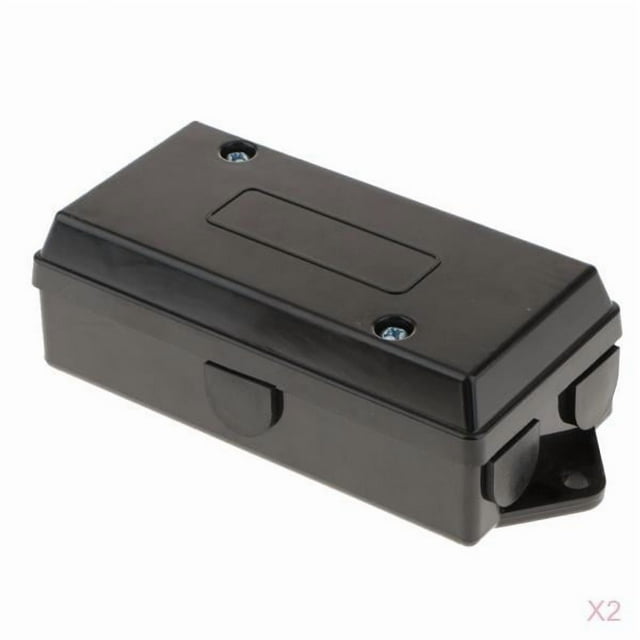 2x Enchufe de Remolque de 7 Vías para Agregar Rápidamente Equipos y Luces Adicionales