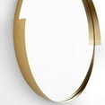 thumbnail image 2 of 10515-Cyan lighting-Gilded Band - 23.25 Inch Mirror, 2 of 2