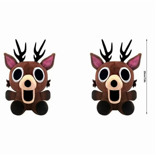 2PC 99 Nights in The Forest Plush Toy 11.8 In Soft Stuffed Animal Gift for Kids & Collectors | Cute Forest Deer Plush Doll for Bedroom Decor & Holiday Present