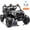 Black, variant on Joyracer 4WD 24 Volt Ride on Toys with 2 Seaters, Power UTV Wheels, Electric Car for Kids with Remote Control, 3 Speeds, Bluetooth, Blue
