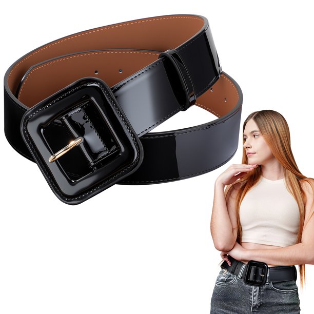 ColoMX Cinturón vintage para mujer, cinturón decorativo, cinturón occidental, cinturón vaquero para vestido
