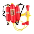 thumbnail image 2 of Mochila de bombero, juguete acuático, rociador de agua, extintor, para verano y exteriores. Pulverizador amarillo, 2 of 9