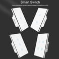 thumbnail image 2 of SPRING Smart WiFi & Bluetooth-compatible Touch Panel Switch Voice/App Control for Home 4 Way, 2 of 4